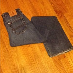Lucky dungarees women's bootcut jeans size 27